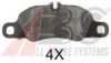 A.B.S. 37782 OE Brake Pad Set, disc brake